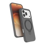 Coverzone Honor 600 ile Uyumlu Z-Samara MagSafe ile Uyumlu Kılıf Gri | Z-Samara kılıf; MagSafe ile uyumlu, kablosuz şarj destekli, stand özellikli, ince, hafif ve darbe korumalı tasarım.