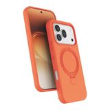 Coverzone Honor 600 ile Uyumlu Z-Samara MagSafe ile Uyumlu Kılıf Turuncu | Z-Samara kılıf; MagSafe ile uyumlu, kablosuz şarj destekli, stand özellikli, ince, hafif ve darbe korumalı tasarım.