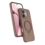 Coverzone Honor 600 Lite ile Uyumlu Z-Samara MagSafe ile Uyumlu Kılıf Çöl | Z-Samara kılıf; MagSafe ile uyumlu, kablosuz şarj destekli, stand özellikli, ince, hafif ve darbe korumalı tasarım.