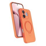 Coverzone Honor 600 Lite ile Uyumlu Z-Samara Standlı Kılıf Turuncu | Z-Samara kılıf; MagSafe ile uyumlu, kablosuz şarj destekli, stand özellikli, ince, hafif ve darbe korumalı tasarım.