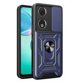Coverzone Honor 90 İle Uyumlu PhoenixShield Sürgülü Sistem Kamera Korumalı Kapak Tam Koruma Manyetik Vega Kapak Lacivert