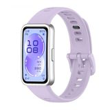 Coverzone Huawei Band 11 Pro ile Uyumlu Kordon, Silikon Akıllı Saat Kayışı, Ayarlanabilir Spor Saat Kordonu, Yumuşak Terletmeyen Yedek Watch Strap Günlük Kullanım İçin hw11 Lila