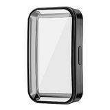 Coverzone Huawei Band 8 ile uyumlu Ekran Koruma Tam Kapatan Önü Kapalı Serendipity Tempered Huawei Band 8 ile uyumlu Tam Kapatan Ekran Korumalı Siyah