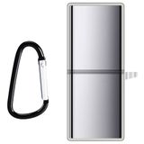 Coverzone Huawei FreeBuds Lipstick Kılıf Tpu Sert Silikon Kancalı Kılıf Şeffaf