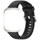 CoverZone Huawei Watch Fit 3 Uyumlu Spor Renkli Lagniappe Silikon Siyah Kayış Kordon