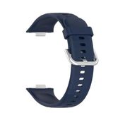 Coverzone Huawei Watch Fit 5 Pro ile Uyumlu Silikon Saat Kordonu, Yumuşak TPU Akıllı Saat Kayışı, Ayarlanabilir Metal Tokalı, Terletmeyen Spor Yedek Kordon Lacivert