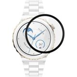 Coverzone Huawei Watch GT 3 Pro ile uyumlu 43mm PMMA Pet Dungeon Armor Saat Ekran Koruyucu Watch GT 3 Pro Ekran Koruma Siyah (Siyah, Huawei Watch GT 3 Pro 43mm)