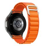 Coverzone Huawei Watch GT3 PRO ile Uyumlu 46mm Saat Kayışı Kaliteli Yedek Saat Kordonu Çift Katmanlı Kumaş Turuncu