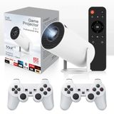 Coverzone HY300A Retro Oyun Projeksiyon Cihazı HD Out Put, Android 11.0 İşletim Sistemiyle Desteklenir, Uzaktan Kumandalı ve 2 Adet Gamepad Ev Sineması Projeksiyonu (HY300A)