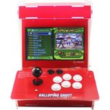 Coverzone İki Kişilik Retro 10 inç Ekran Old School Oyun Konsolu 8200 Oyun - Joystick ile Supreme Street Fight Arcade Oyun Makinesi Dahili Hoparlör 29cm x 47cm x 35cm M77