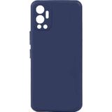 Coverzone Infinix Hot 12 Ile Uyumlu Kılıf ??soft Ve Pürüzsüz Dış Yüzey Biye Silikon Lacivert
