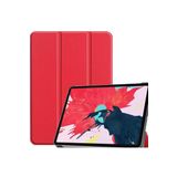 CoverZone iPad 10.2 (7.nesil) ile Uyumlu Kılıf Stand Olabilen Katlanabilir Smart Cover Kırmızı