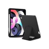 Coverzone İpad 10.2 İle Uyumlu Kılıf Lüks Kadife İç Kaplamalı Suni Deri, Mıknatıslı V- Stand