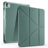 Coverzone iPad Air 13 2025 ile uyumlu 13 inç M3 A3269-A3271-A3268 Kılıf Kalem Koyma Bölmeli Stand Olan Uyku Modlu Suni Deri, Yarı transparan Silikon Arka Yüzey ergonomik yapılı, Attravtive Smart Cover