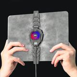 Coverzone iPad ile Uyumlu Profesyonel Kablolu Tablet Soğutucu Fan Gamer Oyuncu Radyatör Şok Soğutma Fanı Yeni Nesil Altı Çekirdek Teknoloji Soğutma Fanı 3 Seviyede Ayarlanabilir DL05