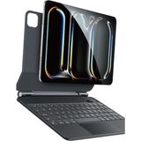 CoverZone iPad Pro 11 (2024) ile Uyumlu Touchpad Case Magic Keyboard Folio Utra Slim Klavyeli Tablet Kılıfı KB30 (Apple iPad Pro 11 (2024) - KB30)