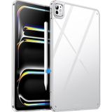 Coverzone iPad Pro 12.9 İnç İle Uyumlu Kılıf Kamera Lens Korumalı Şeffaf Silikon Tablet Kılıfı Sova