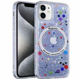 Coverzone İPhone 11 ile Uyumlu Animasyonlu Kablosuz Şarj Destekli Şeffaf Telefon Kılıfı,Konfeti Desen, Darbe Emici Köşe,Kamera Koruyucu Çerçeve, İnce ve Hafif ÖC-1 Tasarım-Lavanta