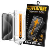Coverzone İPhone 11 Pro Max İle Uyumlu Flexible Cam Ekran Koruyucu 3D Tam Kapsama Kolay Kurulum Aparatlı Easy İnstall 9H Sertlik Çizilmeye Dayanıklı Pürüzsüz Dokunuş