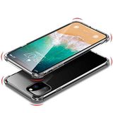 Coverzone iPhone 11 Pro Max ile uyumlu Kılıf Z-Nitro Anti Shock Silikon Kapak Kamera Korumalı Antişok Airbag Köşe Korumalı Silikon Şeffaf Kılıf