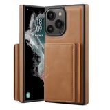 Coverzone iPhone 12 ile uyumlu Deri Kılıf Magsafe ile uyumlu Wallet 2 in 1 Çıkarabilir Kart Tutucu Mıktanıslı Stand olabilen Phone case Deri Kapak Wireless Şarj Özellikli Kahverengi