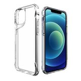 Coverzone iPhone 12 ile uyumlu Kılıf ClearSafeguard T-Max Silikon Kapak Şeffaf