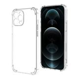 coverzone iPhone 12 Pro İle Uyumlu Kılıf Kamera Korumalı Nitro Anti Shock Silikon Kapak Şeffaf
