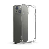 Coverzone iPhone 13 ile uyumlu Kılıf Z-Nitro Anti Shock Silikon Kapak Kamera Korumalı Antişok Airbag Köşe Korumalı Silikon Şeffaf Kılıf