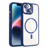 Coverzone iPhone 13 ile Uyumlu Z-Etro MagSafe Wireless Şarj Destekli, Güçlü Manyetik Tutucu, Stand Olabilen, Kamera Lens Hediyeli Koruyucu Kılıf Lacivert
