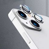 Coverzone iPhone 13 Mini İle Uyumlu Arka Kamera Lens Koruyucu Gümüş
