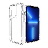 Coverzone iPhone 13 Pro ile uyumlu Kılıf ClearSafeguard T-Max Silikon Kapak Şeffaf