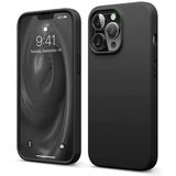 Coverzone iPhone 13 Pro ile Uyumlu Kılıf Soft ve pürüzsüz dış yüzey, Esnek silikon yapısı Bye Silikon iPhone 13 Pro ile Uyumlu Arka Kapak Siyah Ultra ince yapısı ile şık bir görünüm Siyah