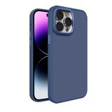 Coverzone İphone 13 Pro Max ile Uyumlu Köşe Korumalı Buzlu Saydam Metal Çerçeveli – Darbeye Dayanıklı, Kamera Korumalı, Mat Arka Yüzey, Ultra İnce Şeffaf Koruma Telefon Kılıfı