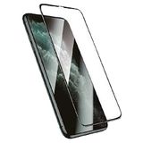 Coverzone iPhone 13 Pro Max İle Uyumlu Tam Kapatan 5d Ekran Koruyucu Kırılmaz Cam Siyah