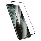 Coverzone iPhone 13 Pro Uyumlu Tam Kapatan 5d Ekran Koruyucu Kırılmaz Cam Siyah