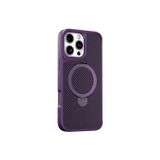 Coverzone İphone 14 Plus Uyumlu Kılıf Karbon Fiber Görünümlü Magsafe Uyumlu Stand Olabilen Carbon