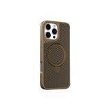 Coverzone İphone 14 Pro İle Uyumlu Kılıf Karbon Fiber Görünümlü Magsafe İle Uyumlu Stand Olabilen Carbon