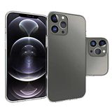 Coverzone iPhone 14 Pro Max ile uyumlu Kılıf Süper Esnek Yapılı Pürüzsüz Toz ve Kirden Koruyan Silikon iPhone 14 Pro Max ile uyumlu Süper Şeffaf Kapak.