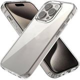 Coverzone iPhone 14 Pro Max ile uyumlu Kılıf Süper Esnek Yapılı Toz ve Kirden Koruyan Silikon iPhone 14 Pro Max ile uyumlu Kamera Koruma Çıkıntılı Süper Şeffaf Kapak