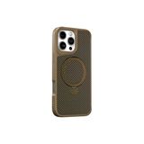 Coverzone İphone 15 Plus İle Uyumlu Kılıf Karbon Fiber Görünümlü Magsafe İle Uyumlu Stand Olabilen Carbon