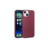 Coverzone iPhone 15 Plus ile uyumlu Kılıf Soft ve pürüzsüz Premier Silikon Kapak Mürdüm