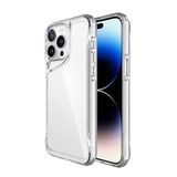 Coverzone iPhone 15 Pro ile uyumlu Kılıf ClearSafeguard T-Max Silikon Kapak Şeffaf