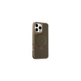Coverzone İphone 16 İle Uyumlu Kılıf Karbon Fiber Görünümlü Magsafe İle Uyumlu Stand Olabilen Carbon