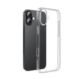 Coverzone iPhone 16 ile uyumlu Kılıf Süper Esnek Yapılı Toz ve Kirden Koruyan Silikon iPhone 16 ile uyumlu Süper Şeffaf Kapak