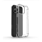 Coverzone iPhone 16 Pro ile uyumlu Kılıf Z-Nitro Anti Shock Silikon Kapak Kamera Korumalı Antişok Airbag Köşe Korumalı Silikon Şeffaf Kılıf