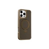 Coverzone İphone 16 Pro Uyumlu Kılıf Karbon Fiber Görünümlü Magsafe Uyumlu Stand Olabilen Carbon