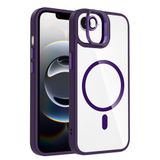Coverzone iPhone 16E ile Uyumlu Z-Etro MagSafe Wireless Şarj Destekli, Güçlü Manyetik Tutucu, Stand Olabilen, Kamera Lens Hediyeli Koruyucu Kılıf Derin Mor