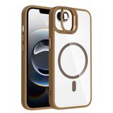 Coverzone iPhone 16E ile Uyumlu Z-Etro MagSafe Wireless Şarj Destekli, Güçlü Manyetik Tutucu, Stand Olabilen, Kamera Lens Hediyeli Koruyucu Kılıf Desert Titanyum