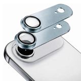 Coverzone iPhone 17 Air ile Uyumlu Kamera Lens Koruyucu Cam, HD Şeffaf Temperli Camera Lens Protector, Çizilmeye Dayanıklı Lens Cover, Metal Görünüm Çerçeveli Kamera Koruma (Mavi, iPhone 17 Air)