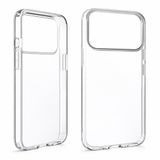 Coverzone iPhone 17 Pro İle Uyumlu Kılıf Crystal Clear İnce Sararma Yapmayan Logo Gösteren Tuşlara Rahat Erişim Sert Plastik Şeffaf İphone 17 Pro İle Uyumlu Kılıf (iPhone 17 Pro)